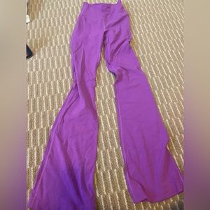 Lululemon purple groove flare leggings